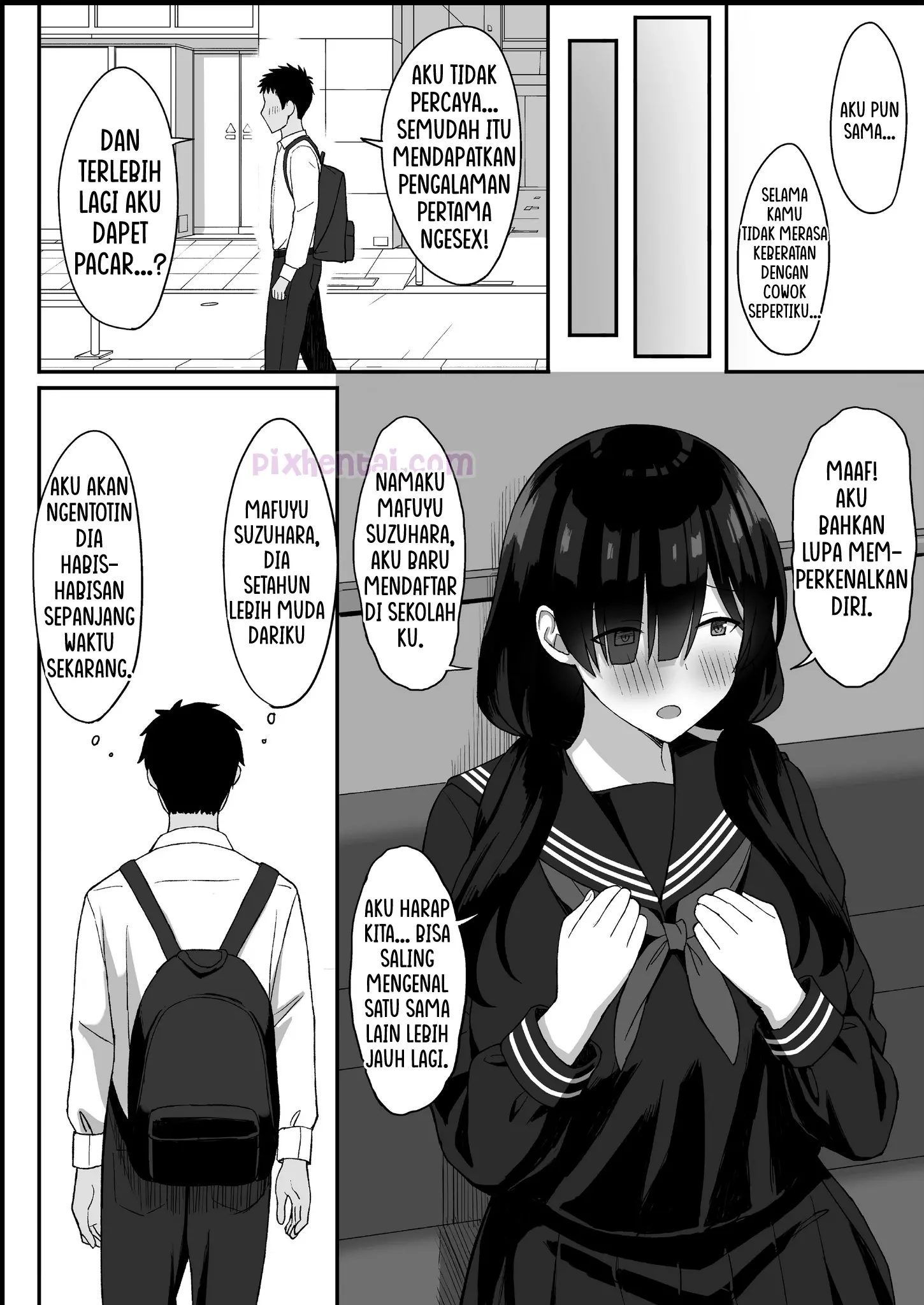 Komik hentai xxx manga sex bokep My Big-Boobed Stalker is Now My Girlfriend 27